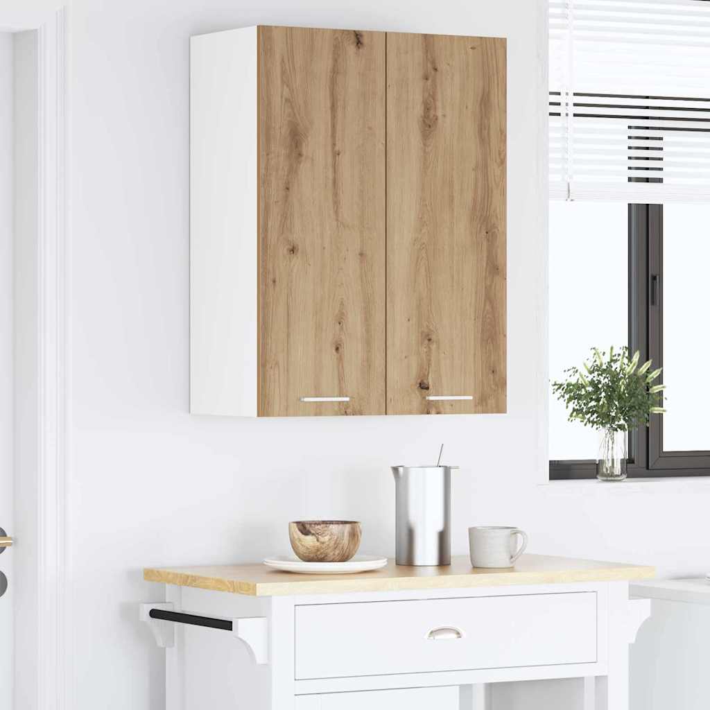 Armadio pensile con porta Rovere artigianale 60 x 31 x 80 cm | homemem39