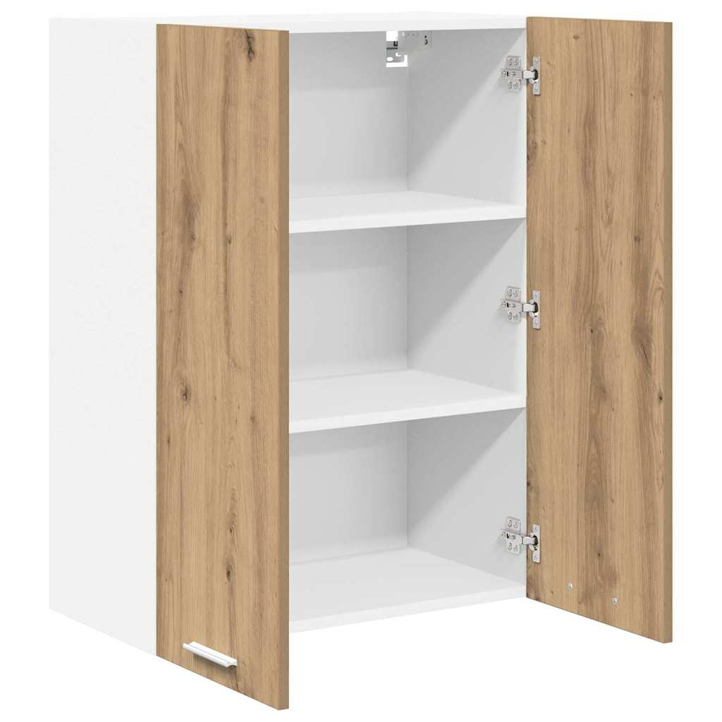 Armadio pensile con porta Rovere artigianale 60 x 31 x 80 cm | homemem39