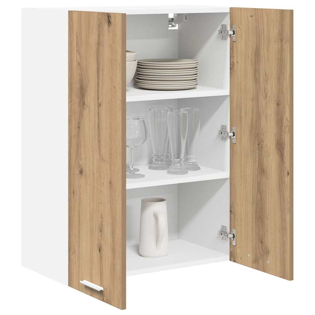 Armadio pensile con porta Rovere artigianale 60 x 31 x 80 cm | homemem39