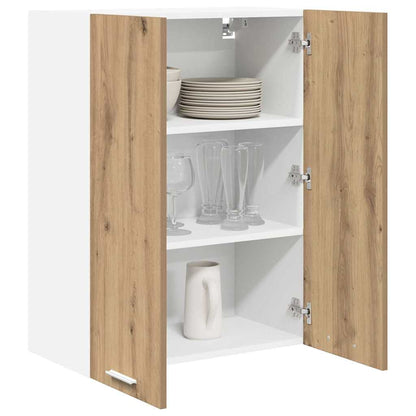 Armadio pensile con porta Rovere artigianale 60 x 31 x 80 cm | homemem39