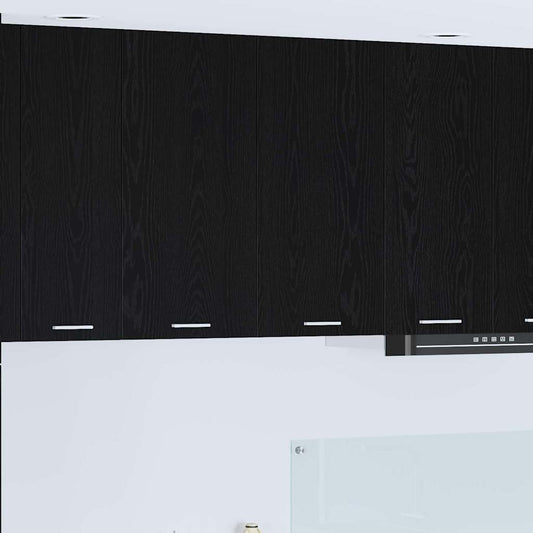 Armadio pensile Rovere Nero 80 x 31 x 80 cm Legno multistrato | homemem39