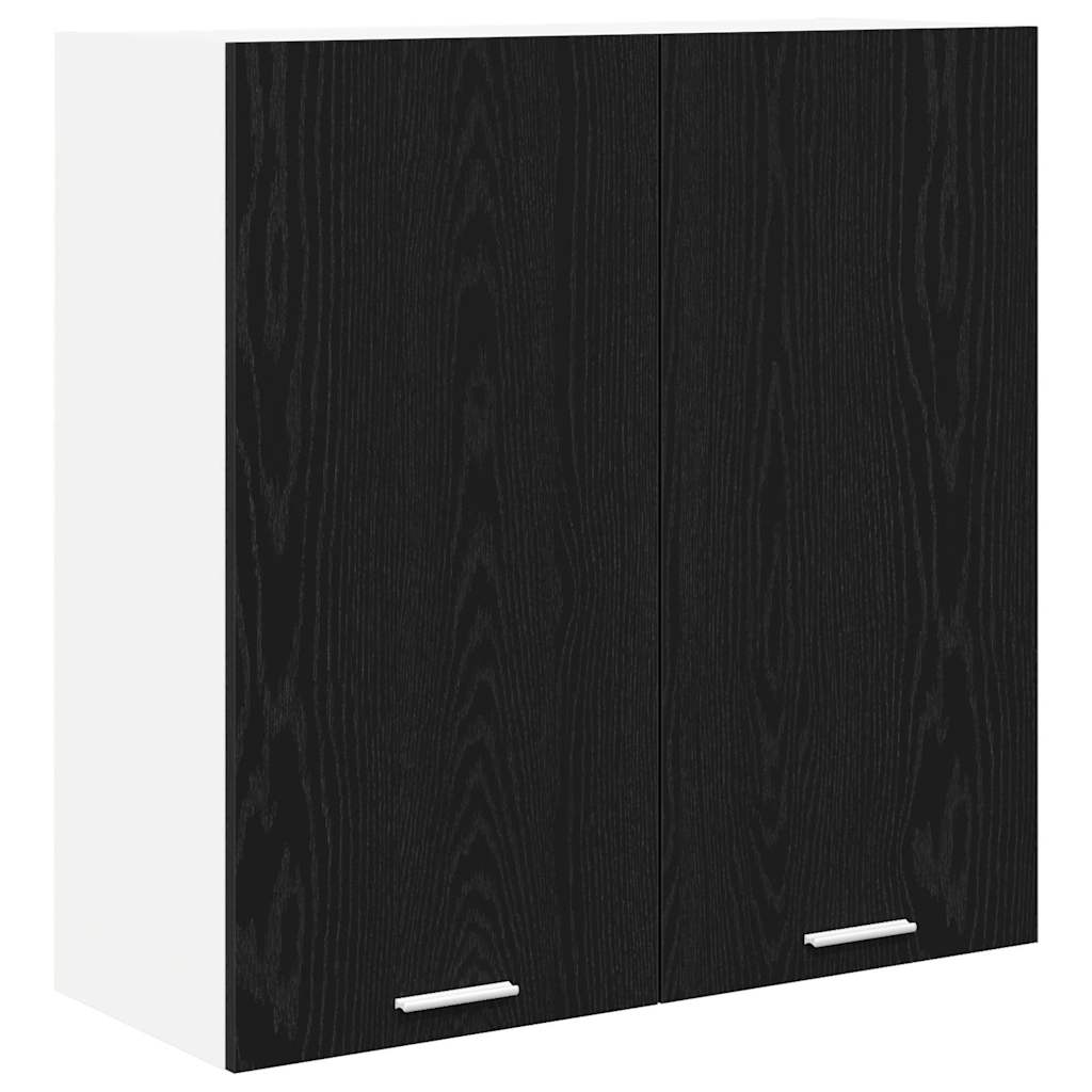 Armadio pensile Rovere Nero 80 x 31 x 80 cm Legno multistrato | homemem39