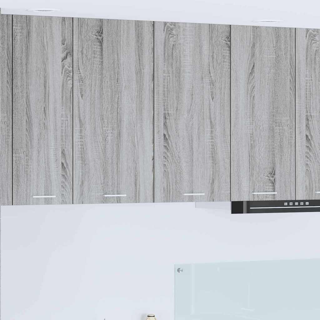 Armadio pensile Grigio Sonoma 80 x 31 x 80 cm Legno multistrato | homemem39