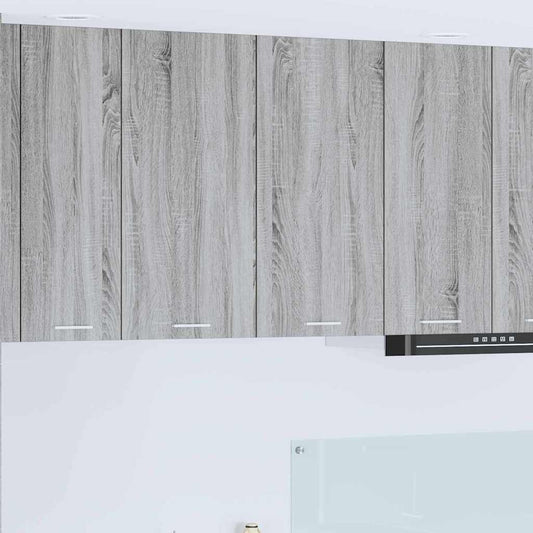 Armadio pensile Grigio Sonoma 80 x 31 x 80 cm Legno multistrato | homemem39