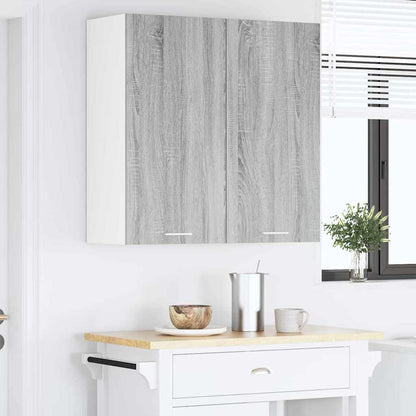 Armadio pensile Grigio Sonoma 80 x 31 x 80 cm Legno multistrato | homemem39