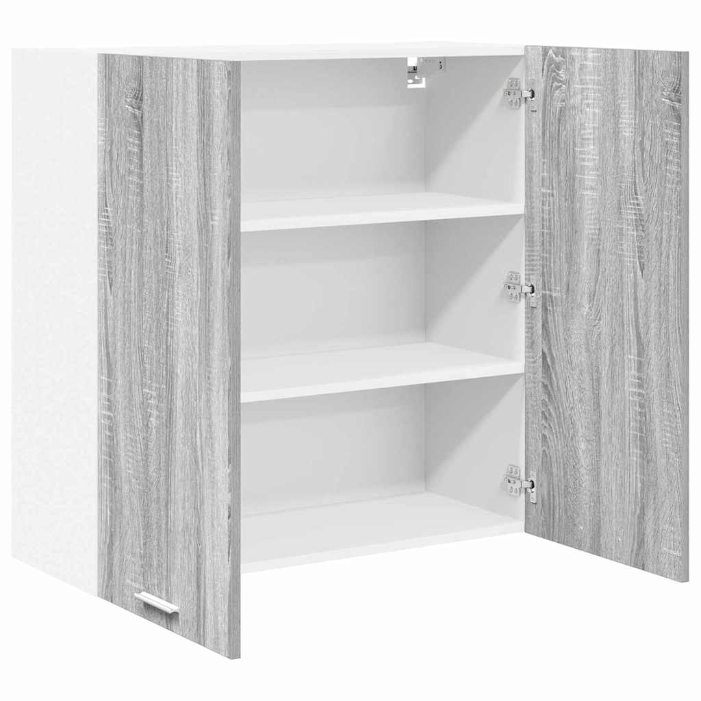 Armadio pensile Grigio Sonoma 80 x 31 x 80 cm Legno multistrato