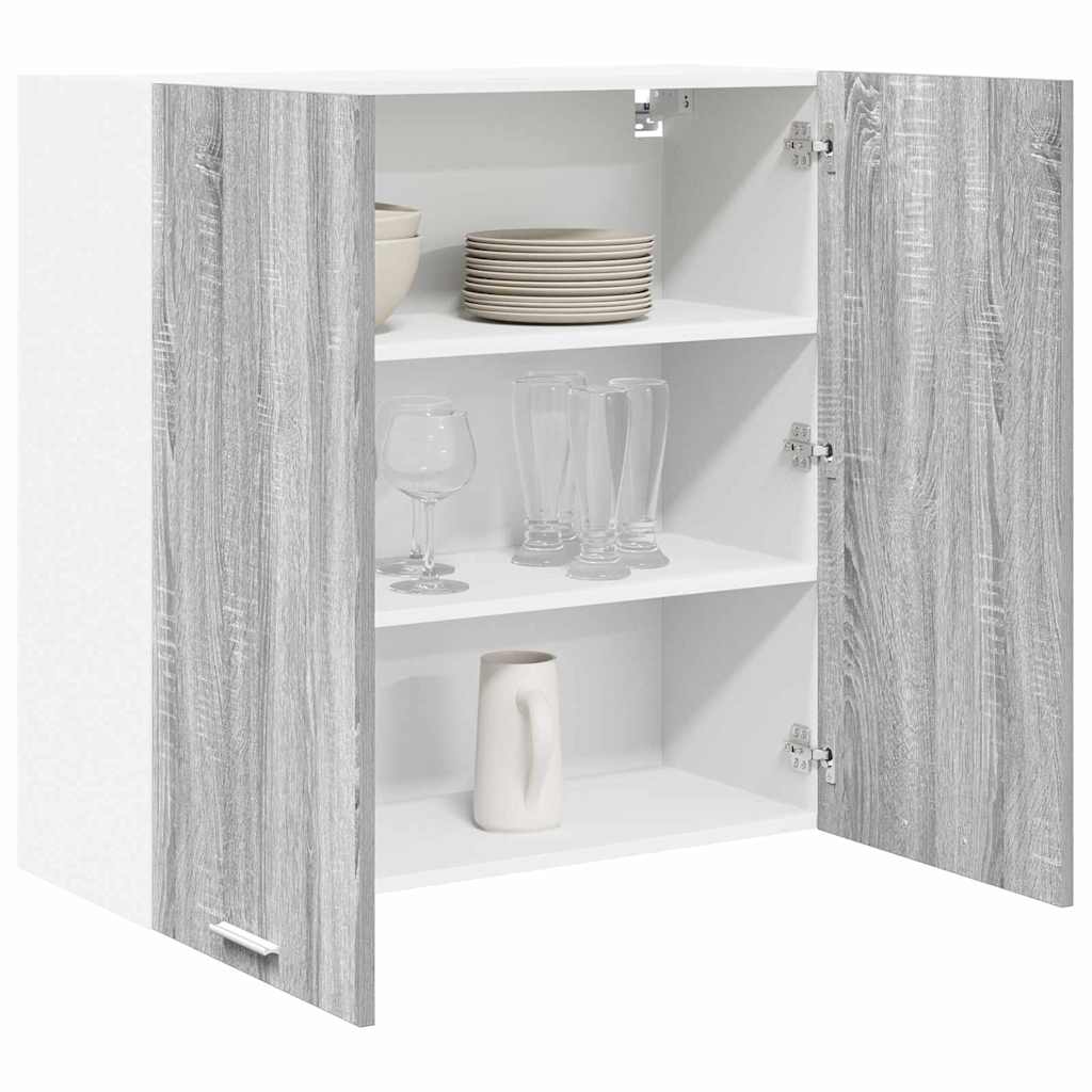 Armadio pensile Grigio Sonoma 80 x 31 x 80 cm Legno multistrato