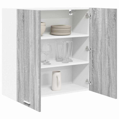 Armadio pensile Grigio Sonoma 80 x 31 x 80 cm Legno multistrato