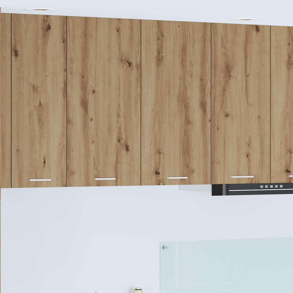 Armadio pensile con porta Rovere artigianale 80 x 31 x 80 cm | homemem39