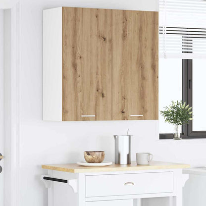 Armadio pensile con porta Rovere artigianale 80 x 31 x 80 cm | homemem39
