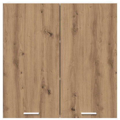 Armadio pensile con porta Rovere artigianale 80 x 31 x 80 cm