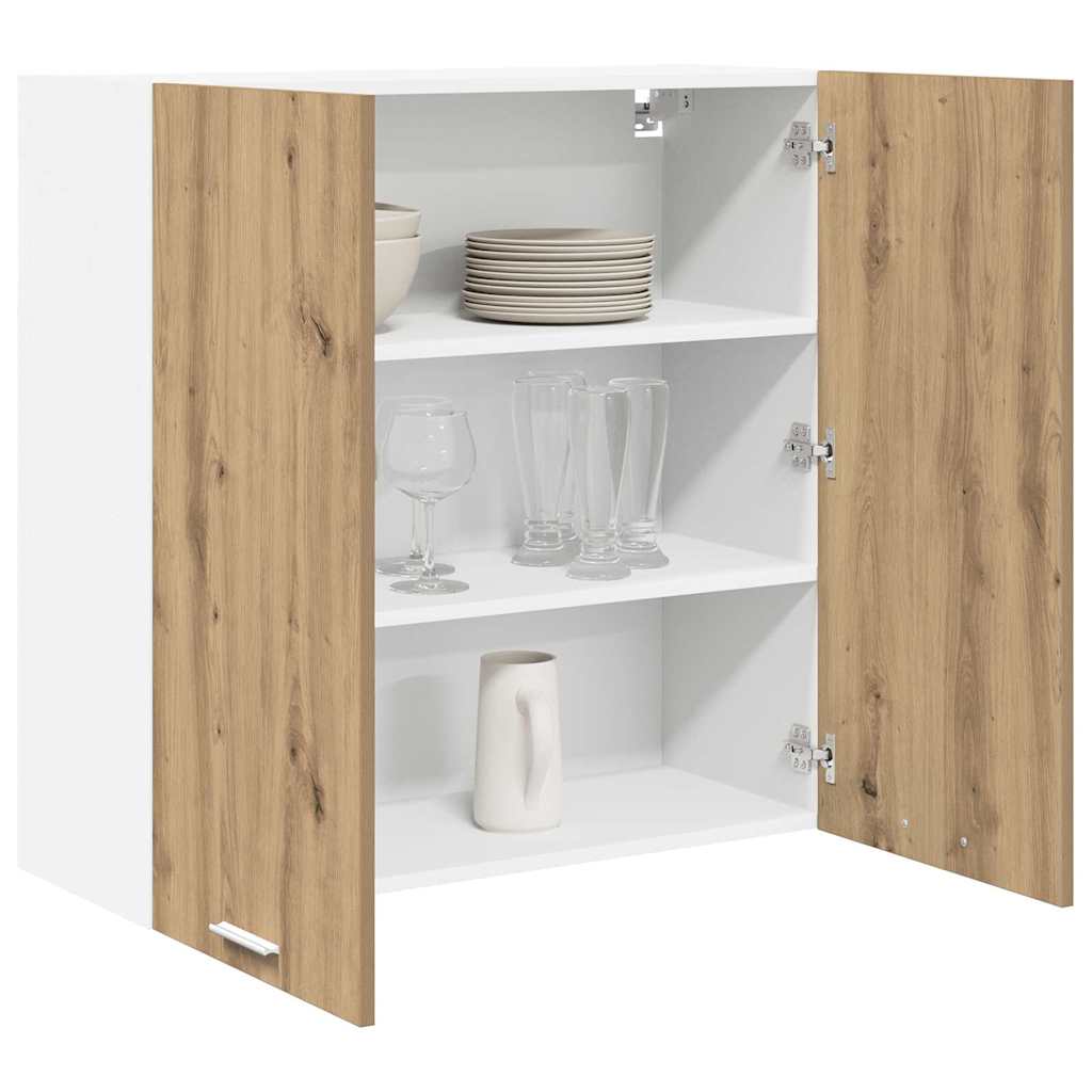 Armadio pensile con porta Rovere artigianale 80 x 31 x 80 cm