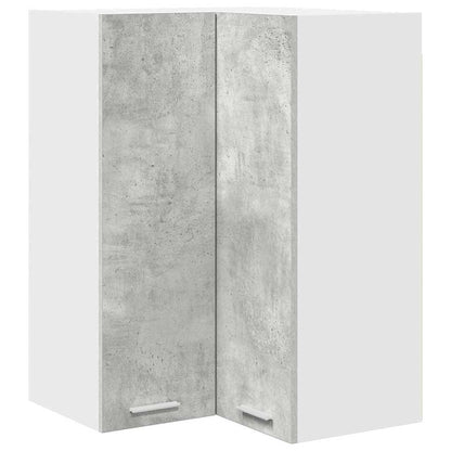 Armadio pensile Grigio Cemento e Bianco 57 x 57 x 80 cm