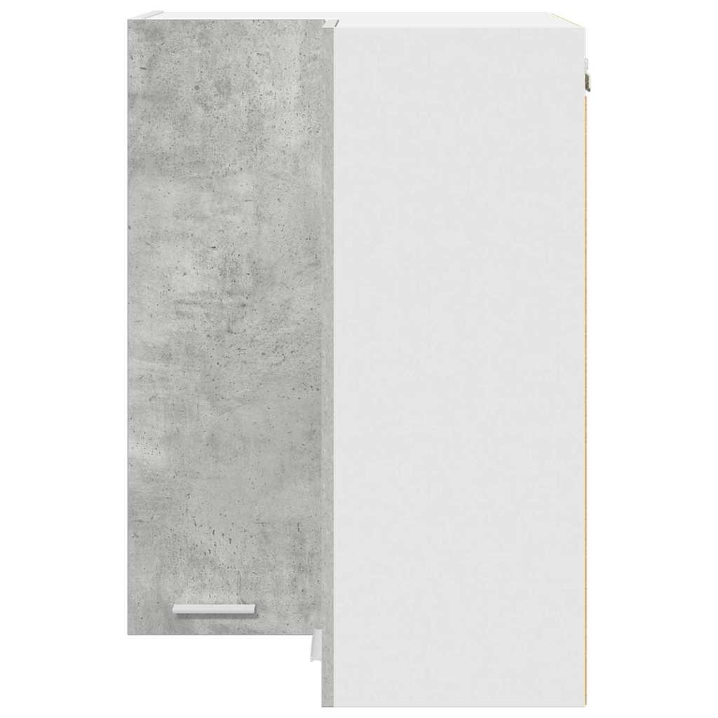 Armadio pensile Grigio Cemento e Bianco 57 x 57 x 80 cm | homemem39