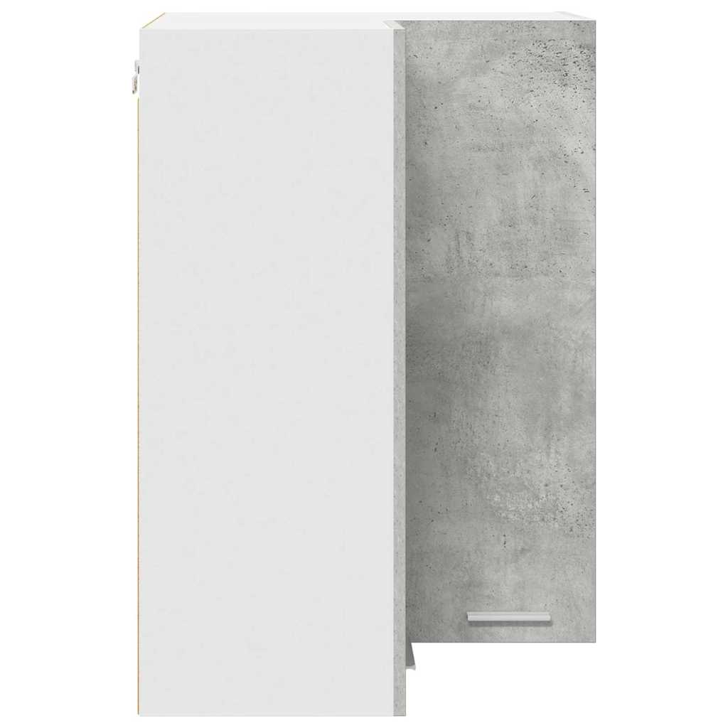 Armadio pensile Grigio Cemento e Bianco 57 x 57 x 80 cm | homemem39