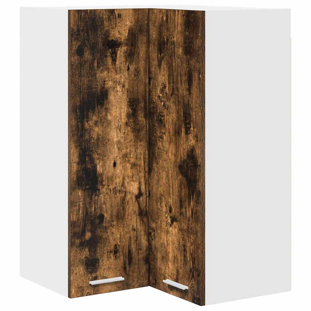 Armadio pensile Rovere Affumicato e Bianco 57 x 57 x 80 cm