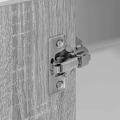 Armadio pensile Grigio Sonoma e Bianco 57 x 57 x 80 cm | homemem39