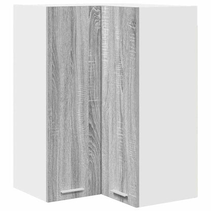 Armadio pensile Grigio Sonoma e Bianco 57 x 57 x 80 cm | homemem39