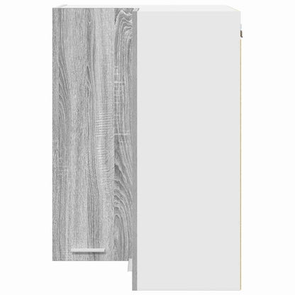 Armadio pensile Grigio Sonoma e Bianco 57 x 57 x 80 cm | homemem39