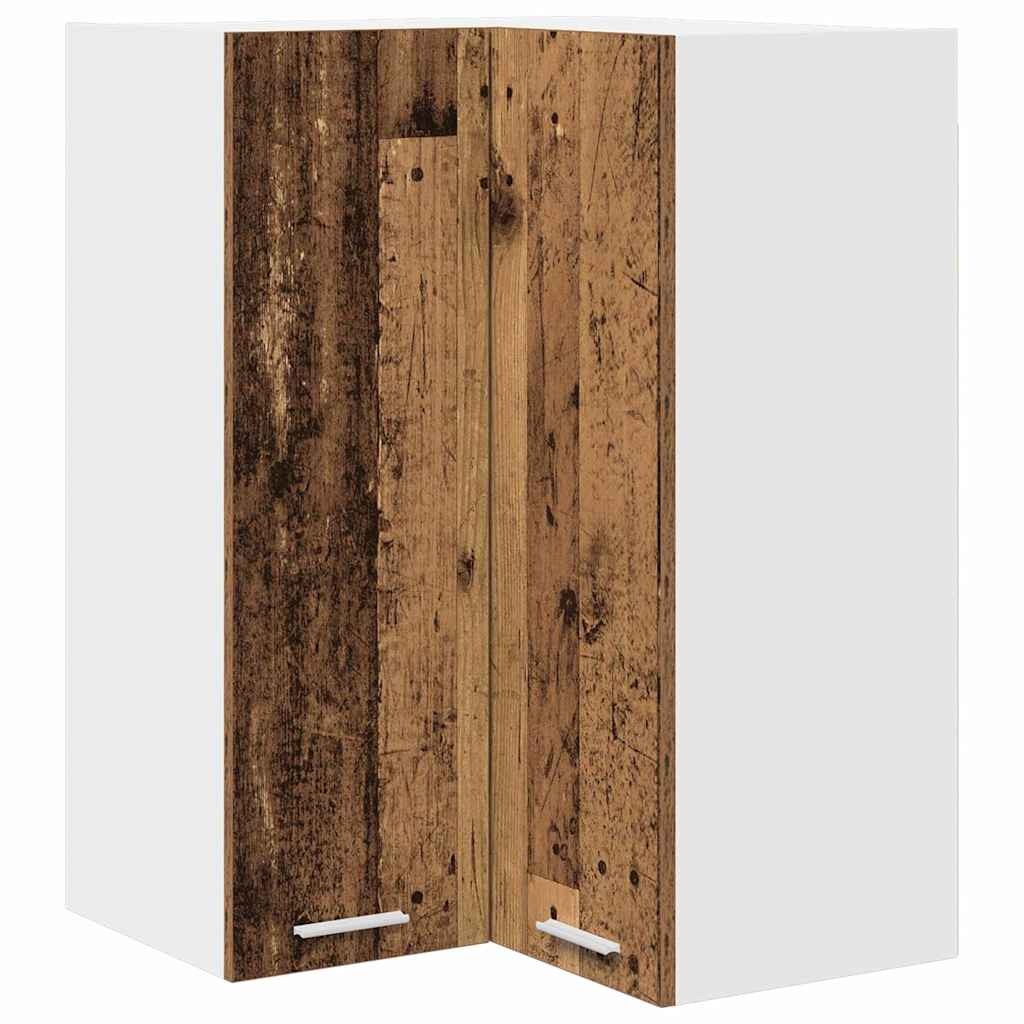 Armadio pensile Legno Antico e Bianco 57 x 57 x 80 cm | homemem39