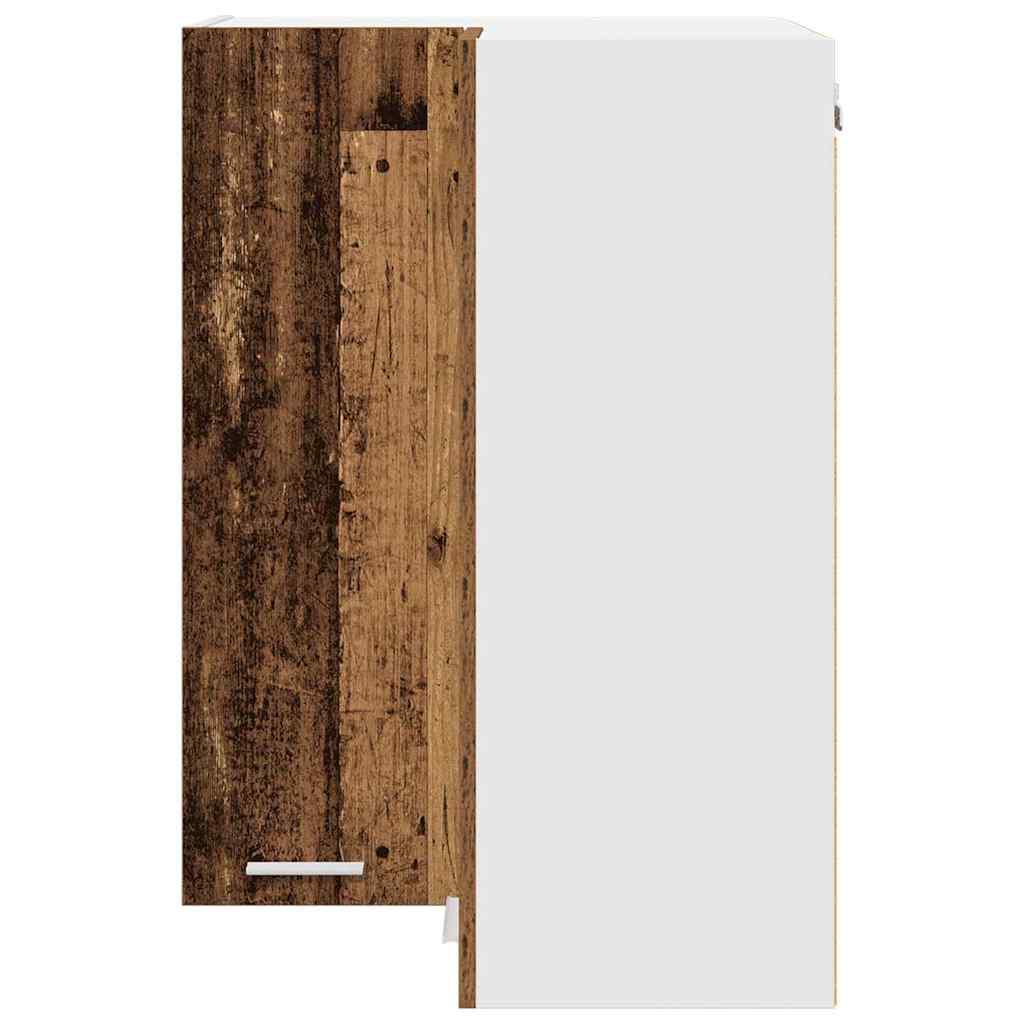Armadio pensile Legno Antico e Bianco 57 x 57 x 80 cm