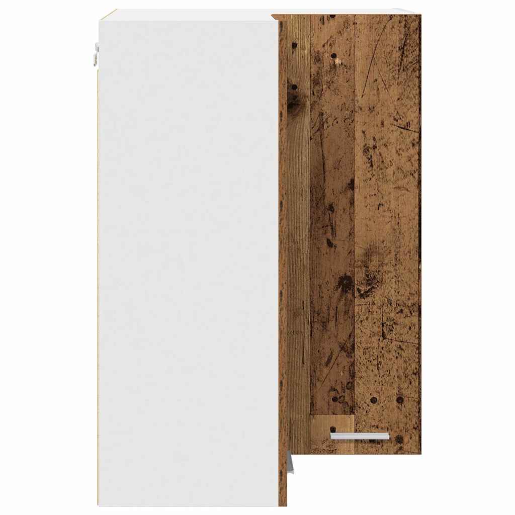 Armadio pensile Legno Antico e Bianco 57 x 57 x 80 cm | homemem39