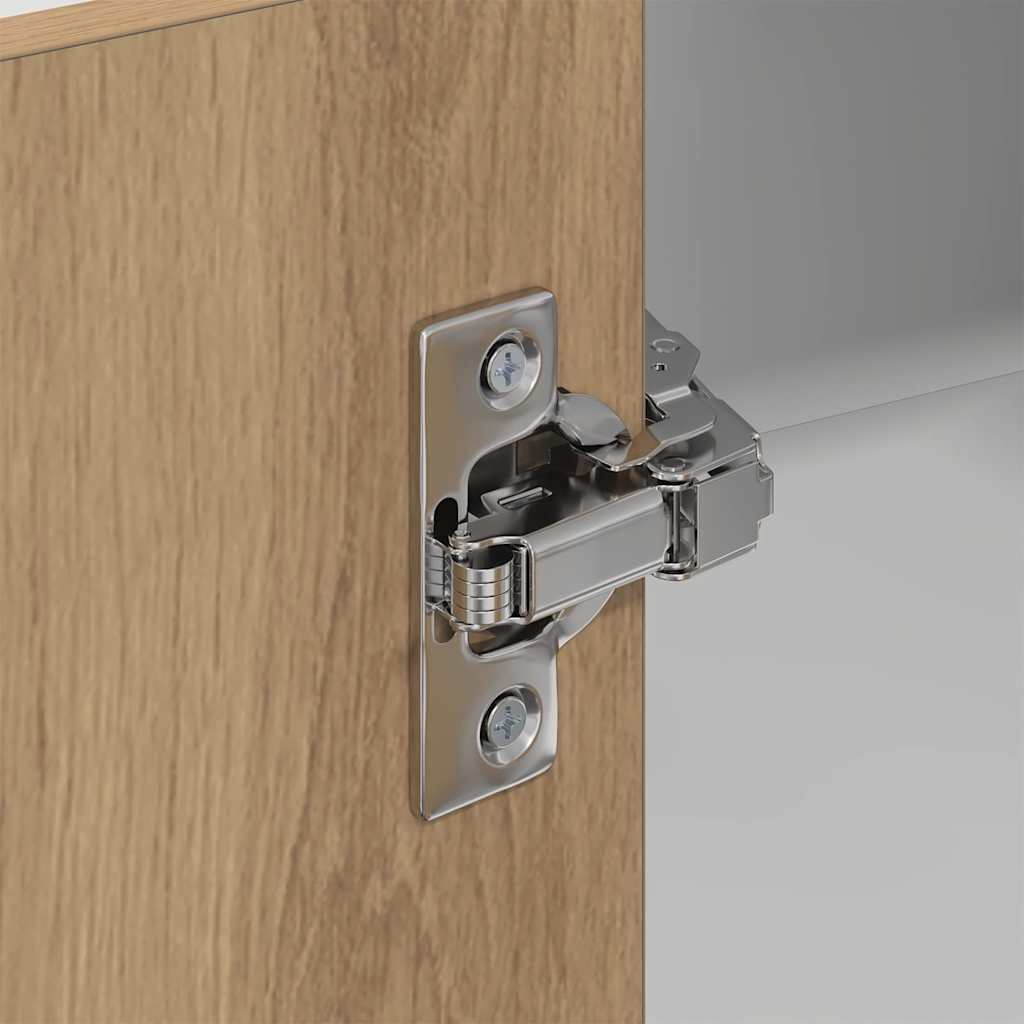 Armadio pensile Rovere Artigiano e Bianco 57 x 57 x 80 cm | homemem39