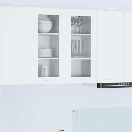 Armadio pensile 2 pcs Bianco 40 x 31 x 80 cm Legno multistrato | homemem39