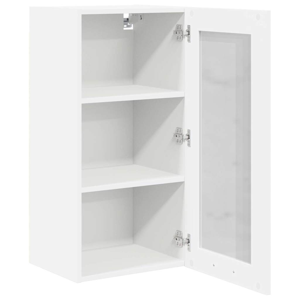 Armadio pensile 2 pcs Bianco 40 x 31 x 80 cm Legno multistrato