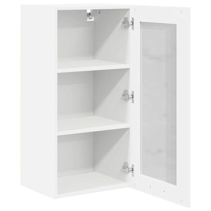 Armadio pensile 2 pcs Bianco 40 x 31 x 80 cm Legno multistrato