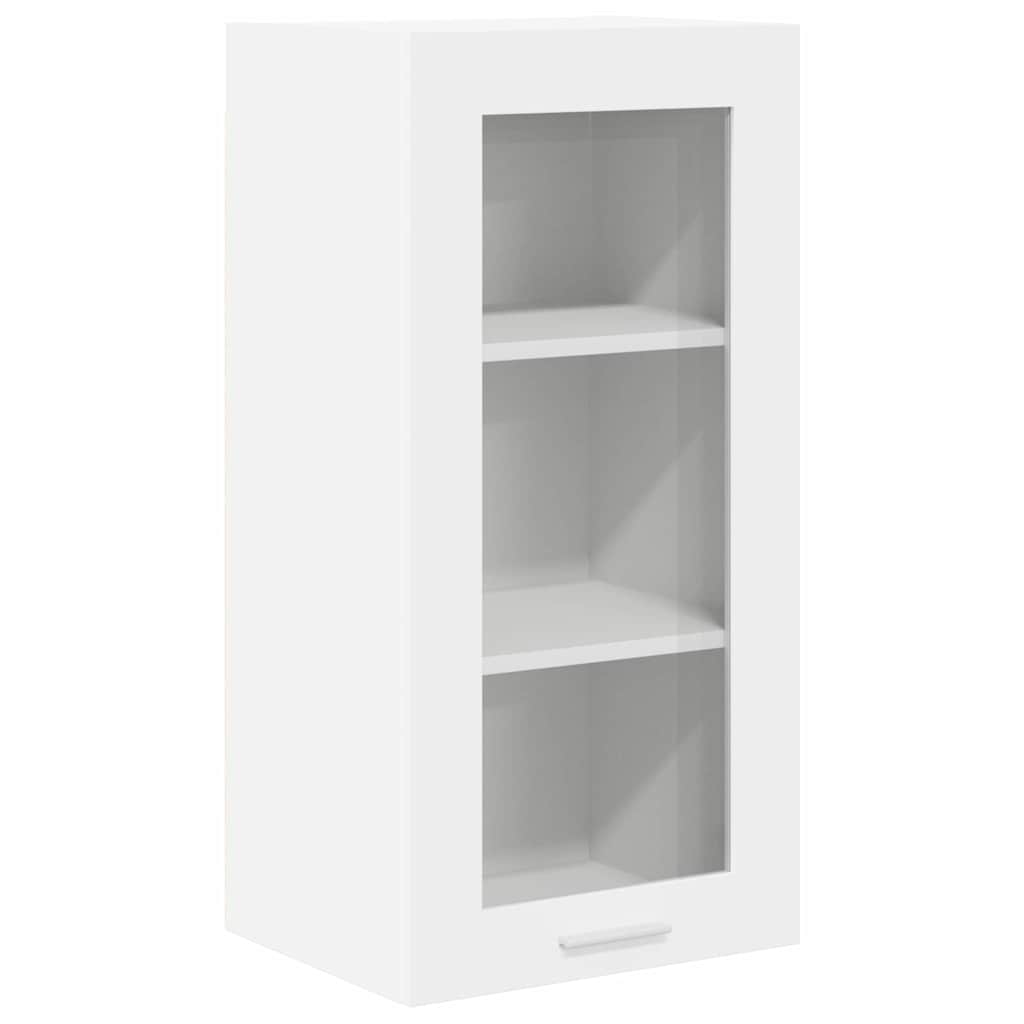 Armadio pensile 2 pcs Bianco 40 x 31 x 80 cm Legno multistrato | homemem39