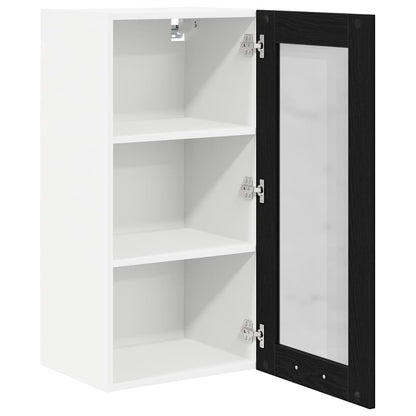 Armadio pensile Rovere Nero 40 x 31 x 80 cm Legno multistrato | homemem39