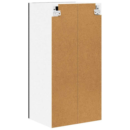 Armadio pensile con porta 2 pcs Rovere Nero 40 x 31 x 80 cm | homemem39