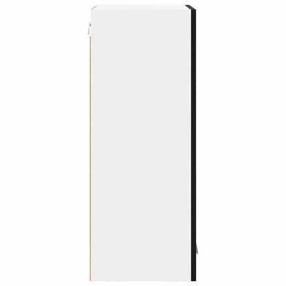 Armadio pensile con porta 2 pcs Rovere Nero 40 x 31 x 80 cm | homemem39