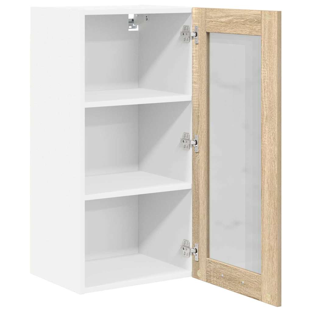 Armadio pensile Rovere Sonoma 40 x 31 x 80 cm Legno multistrato | homemem39