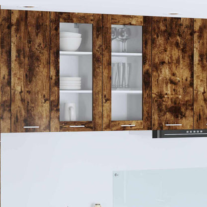 Armadio pensile Rovere fumé 40 x 31 x 80 cm Legno multistrato | homemem39
