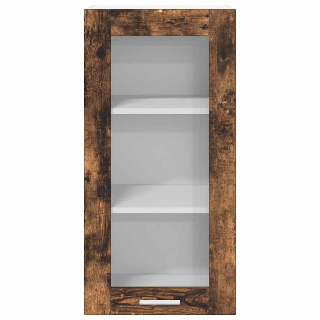 Armadio pensile Rovere fumé 40 x 31 x 80 cm Legno multistrato | homemem39