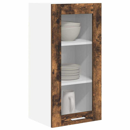 Armadio pensile Rovere fumé 40 x 31 x 80 cm Legno multistrato | homemem39