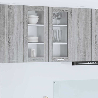 Armadio pensile Grigio Sonoma 40 x 31 x 80 cm Legno multistrato