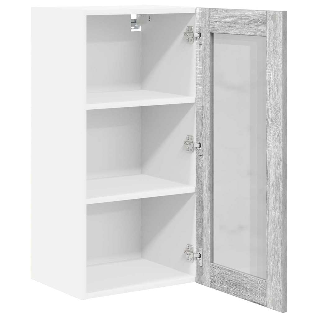Armadio pensile Grigio Sonoma 40 x 31 x 80 cm Legno multistrato