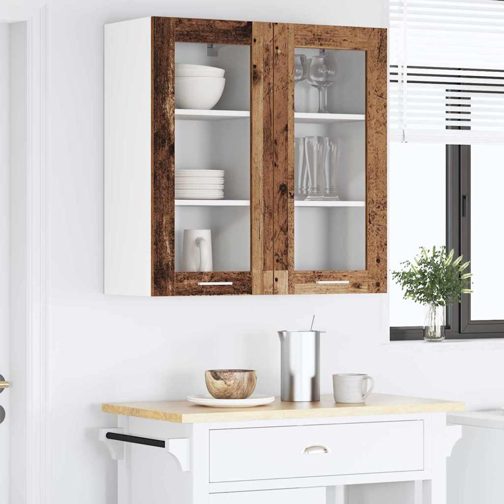 Armadio pensile Legno vecchio 40 x 31 x 80 cm Legno multistrato | homemem39