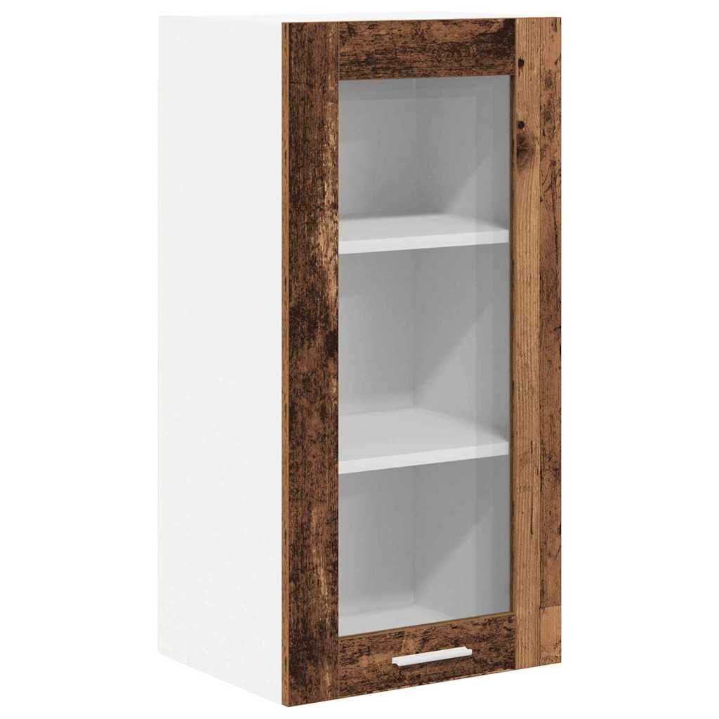 Armadio pensile con porta 2 pcs Legno vecchio 40 x 31 x 80 cm | homemem39