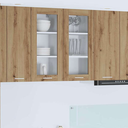 Armadio pensile con porta Rovere artigianale 40 x 31 x 80 cm | homemem39