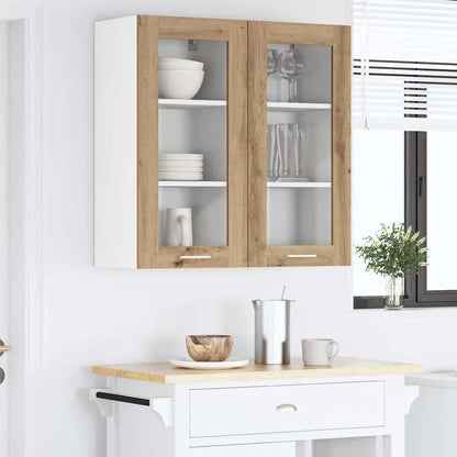 Armadio pensile 2 pcs Rovere artigianale 40 x 31 x 80 cm | homemem39