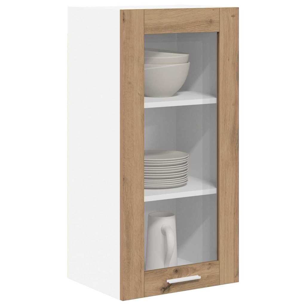 Armadio pensile 2 pcs Rovere artigianale 40 x 31 x 80 cm | homemem39