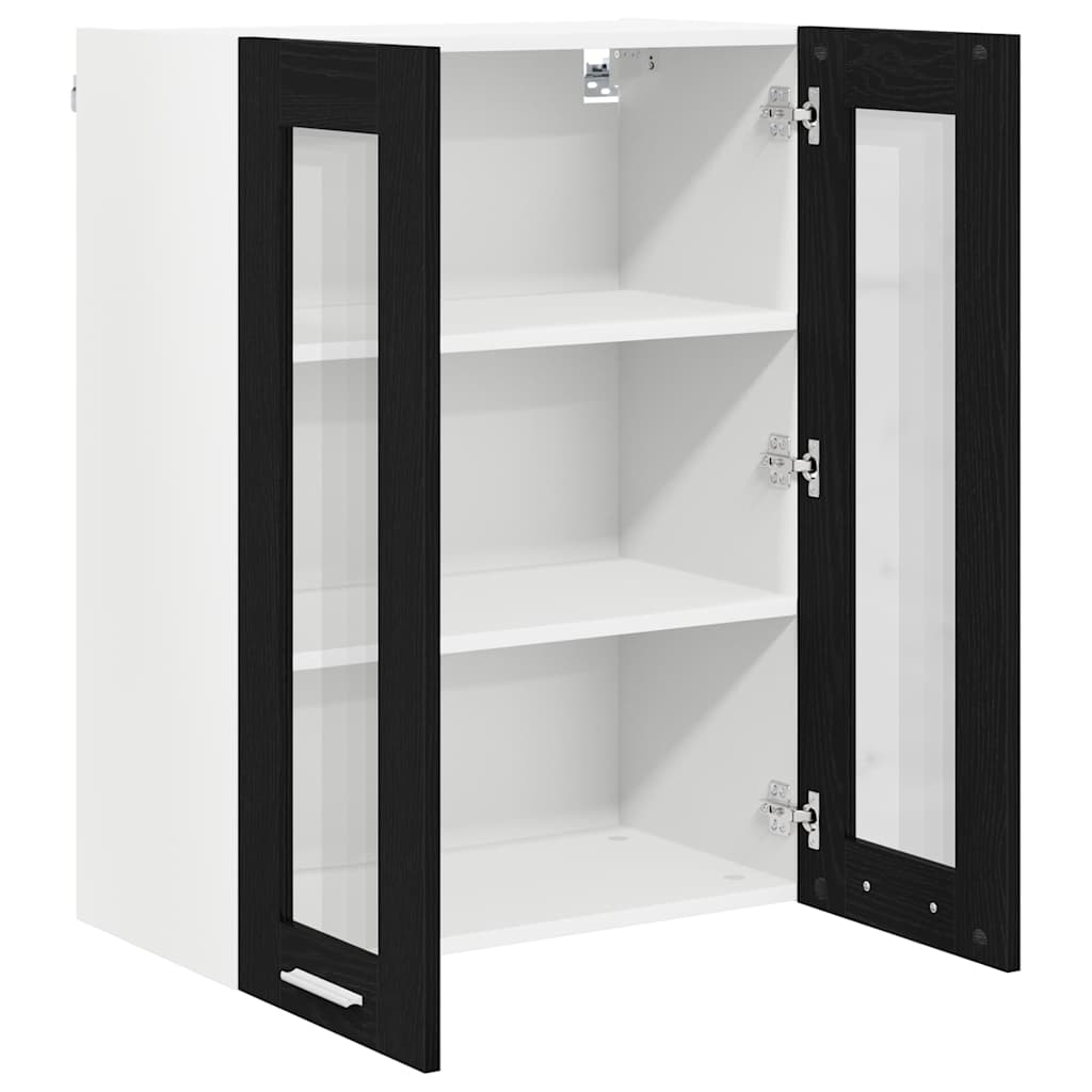 Armadio pensile Rovere Nero 60 x 31 x 80 cm Legno multistrato | homemem39