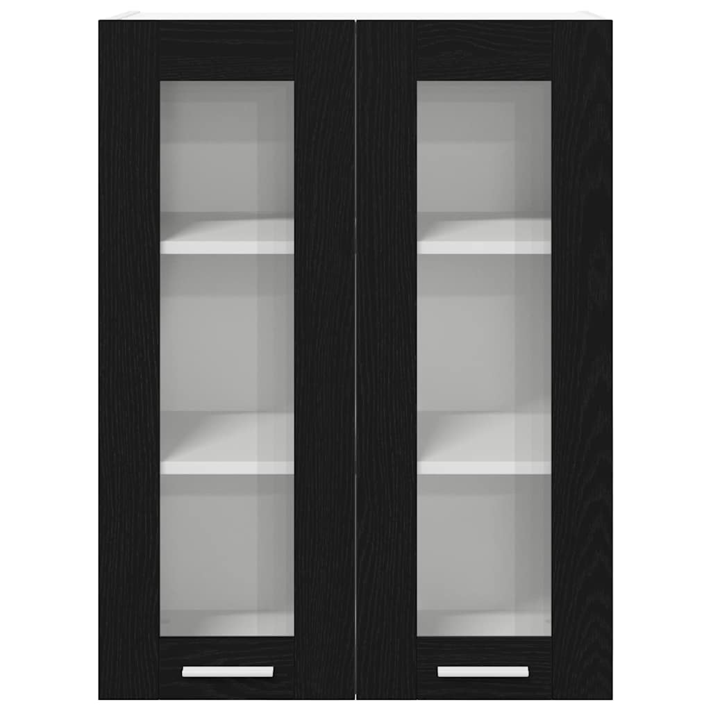 Armadio pensile Rovere Nero 60 x 31 x 80 cm Legno multistrato | homemem39