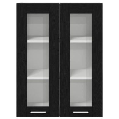 Armadio pensile Rovere Nero 60 x 31 x 80 cm Legno multistrato | homemem39