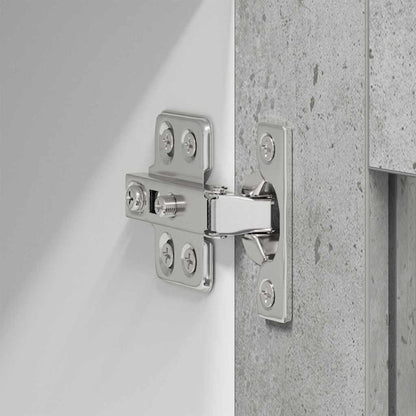 Armadio pensile con porta Grigio cemento 60 x 31 x 80 cm | homemem39