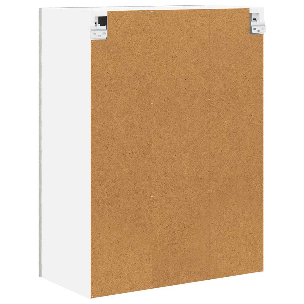 Armadio pensile con porta Grigio cemento 60 x 31 x 80 cm | homemem39